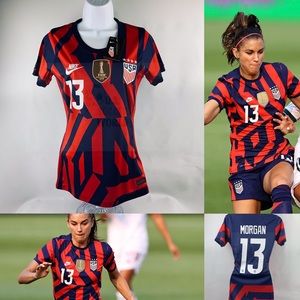 🌟 2021 USA Women’s Away Soccer Jersey Morgan #13
